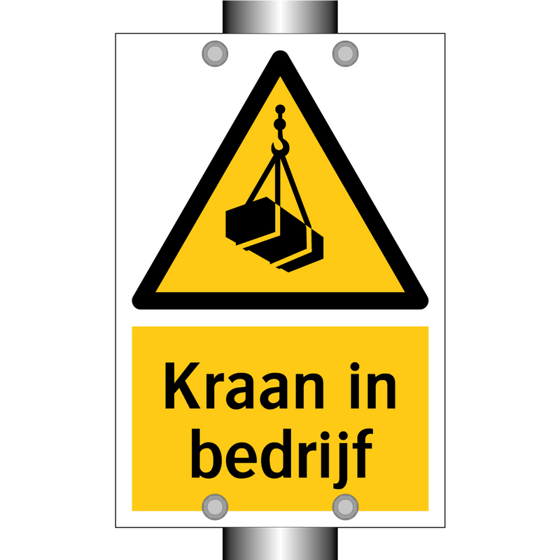 Kraan in bedrijf