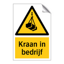 Kraan in bedrijf