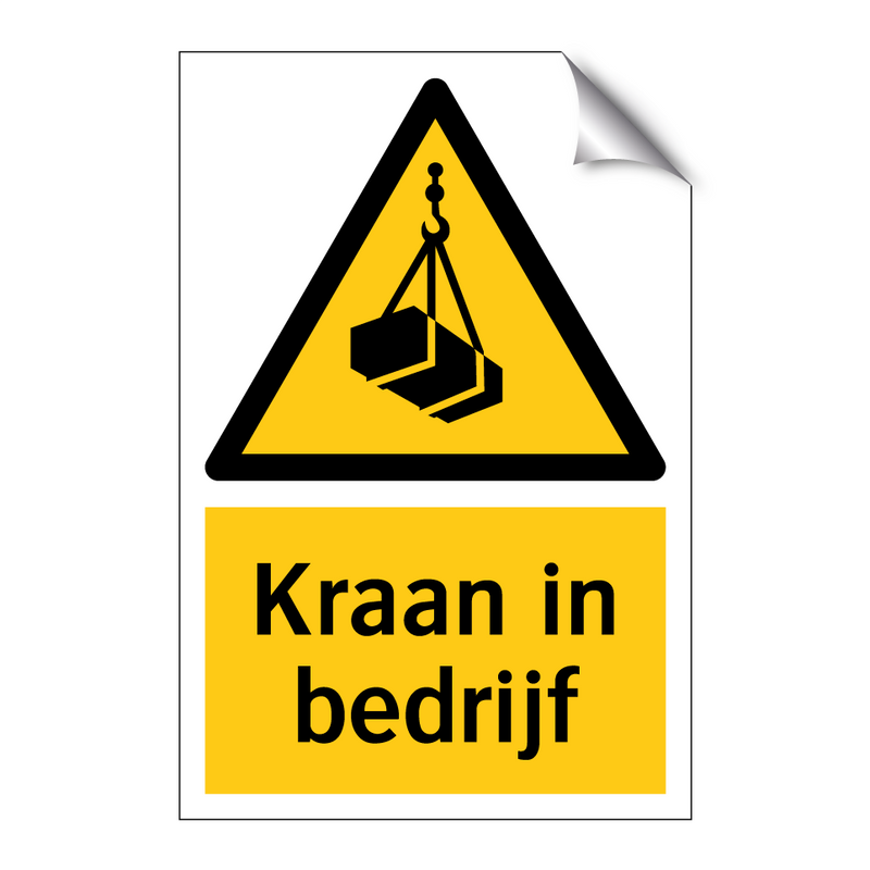 Kraan in bedrijf