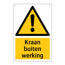 Kraan buiten werking