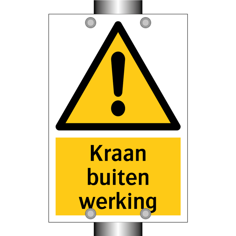 Kraan buiten werking