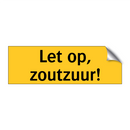 Let op, zoutzuur!