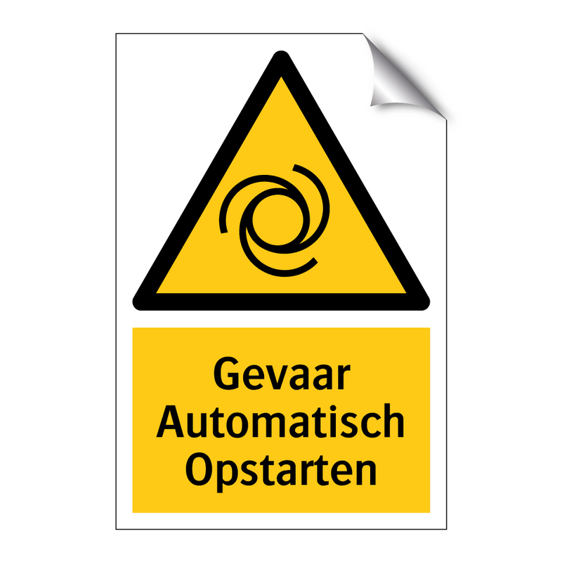 Gevaar Automatisch Opstarten