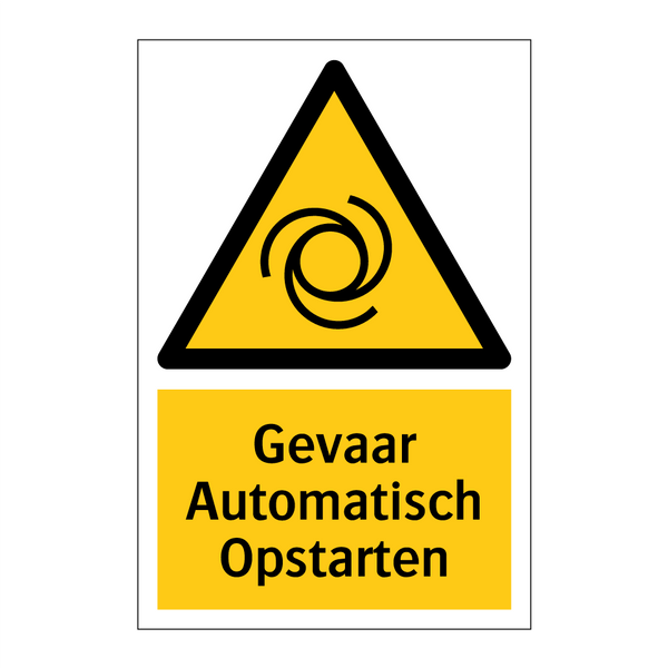 Gevaar Automatisch Opstarten