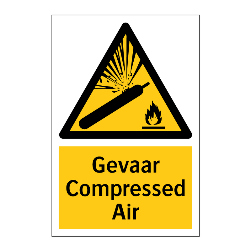 Gevaar Compressed Air