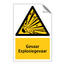 Gevaar Explosiegevaar