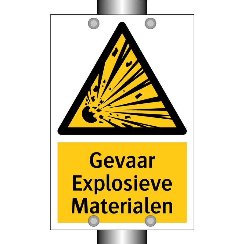 Gevaar Explosieve Materialen