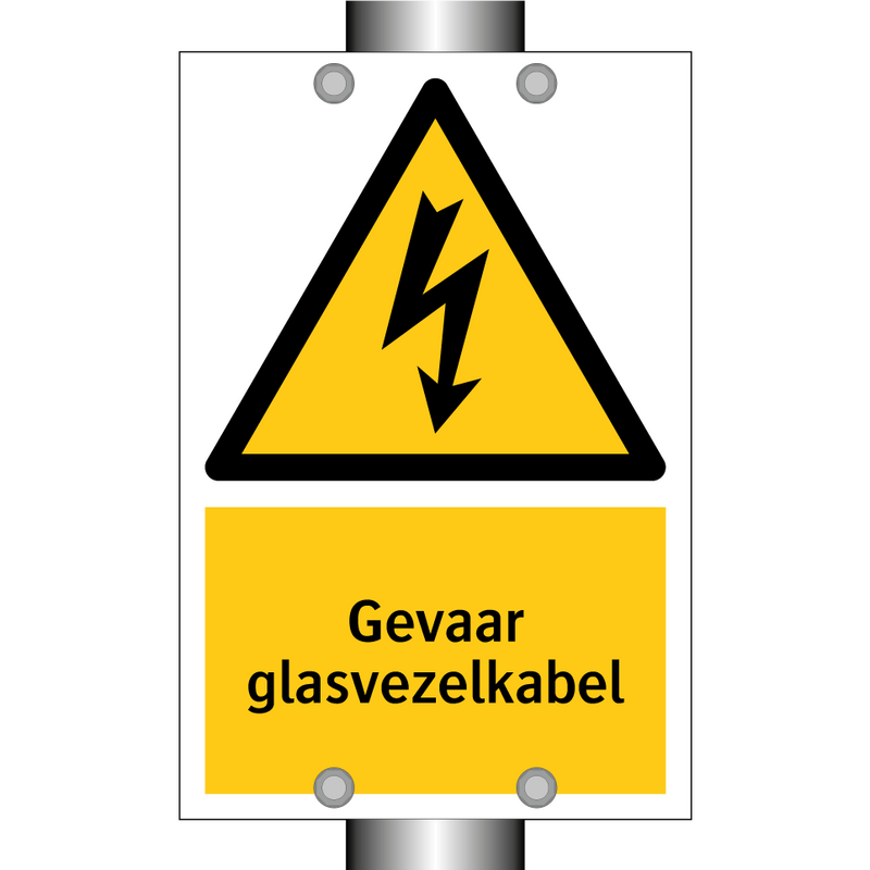 Gevaar glasvezelkabel
