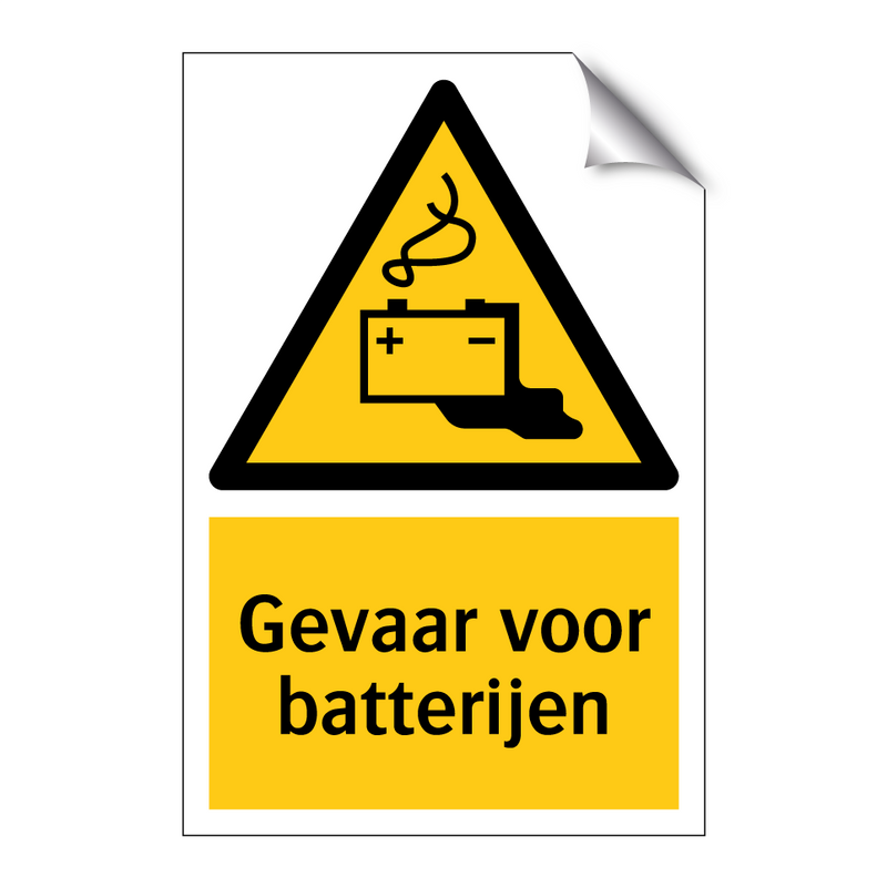 Gevaar voor batterijen