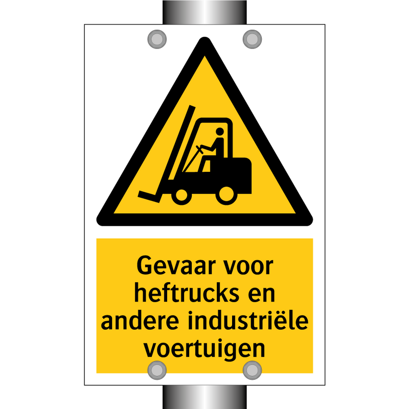 Gevaar voor heftrucks en andere industriële voertuigen