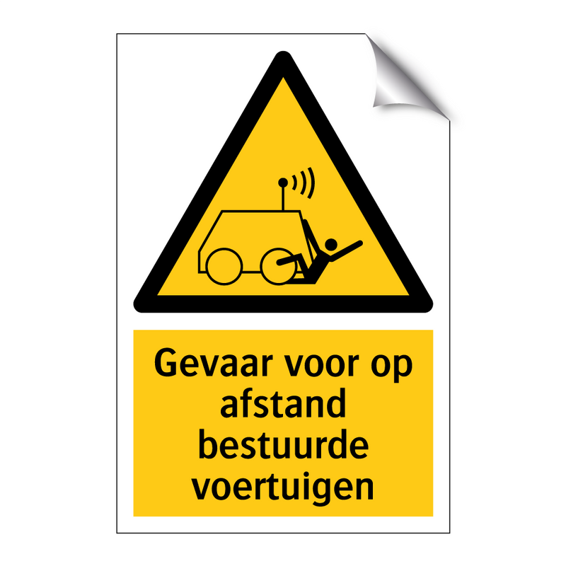 Gevaar voor op afstand bestuurde voertuigen