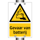 Gevaar van batterij