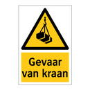 Gevaar van kraan