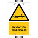 Gevaar van prikkeldraad