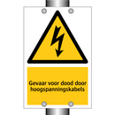 Gevaar voor dood door hoogspanningskabels