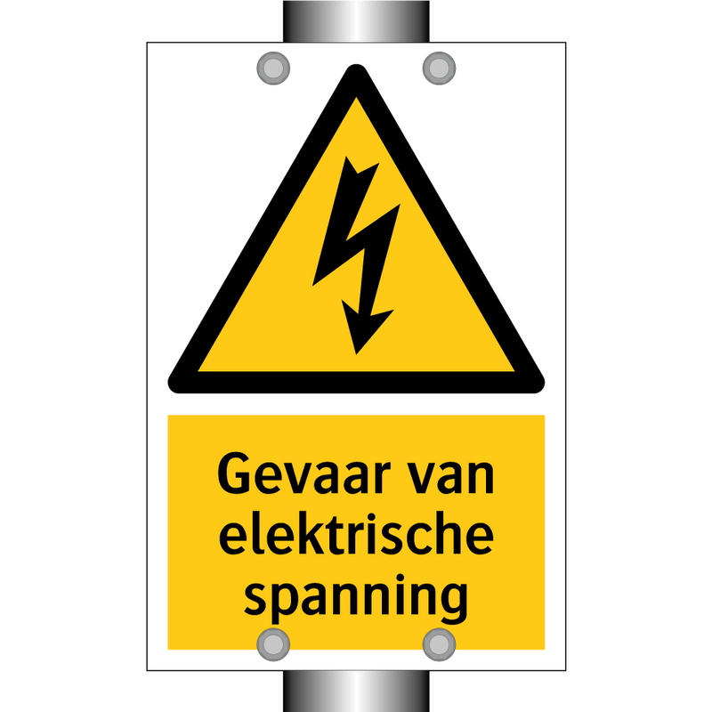 Gevaar van elektrische spanning