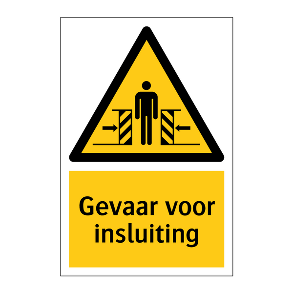 Gevaar voor insluiting