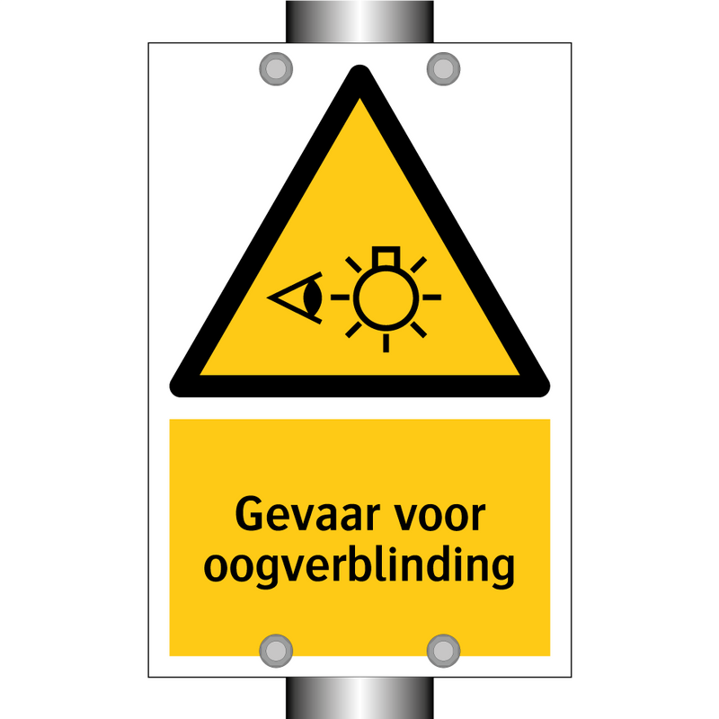 Gevaar voor oogverblinding