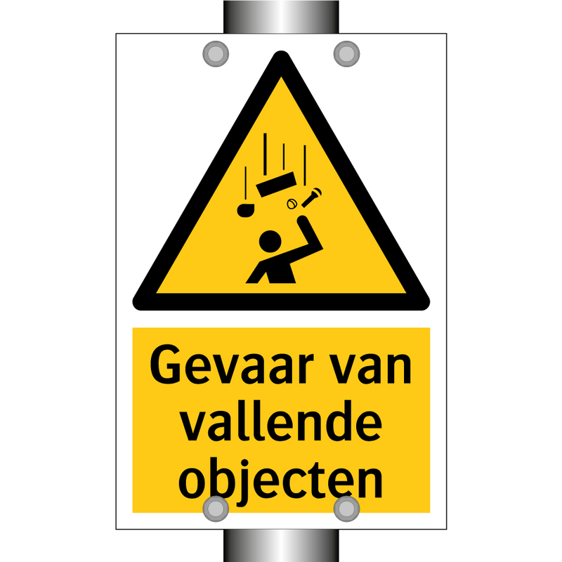 Gevaar van vallende objecten