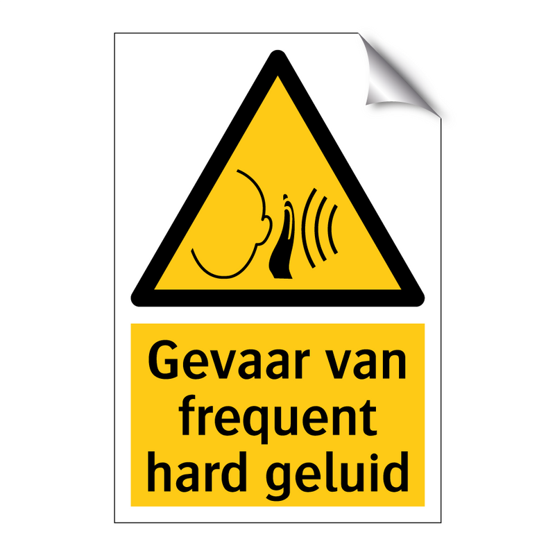 Gevaar van frequent hard geluid