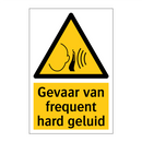 Gevaar van frequent hard geluid