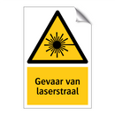 Gevaar van laserstraal