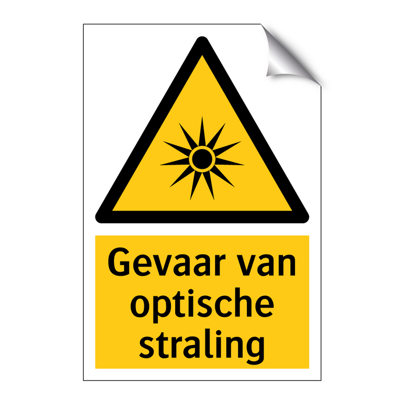 Gevaar van optische straling