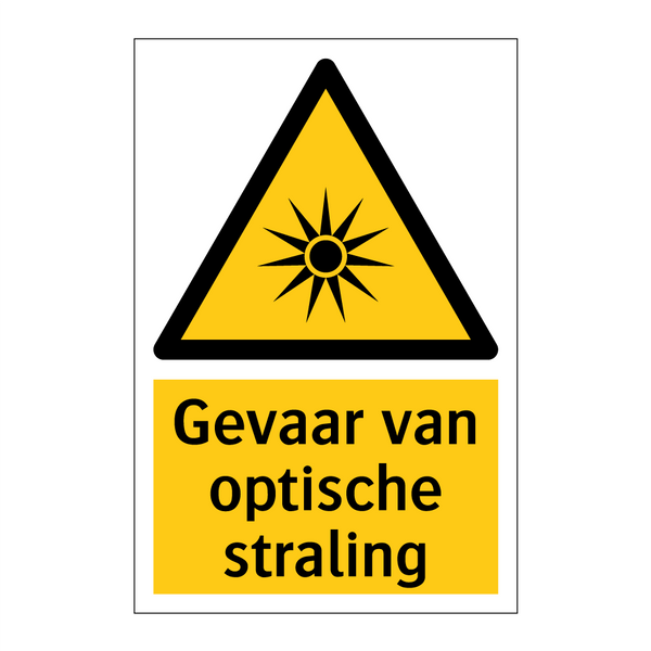 Gevaar van optische straling