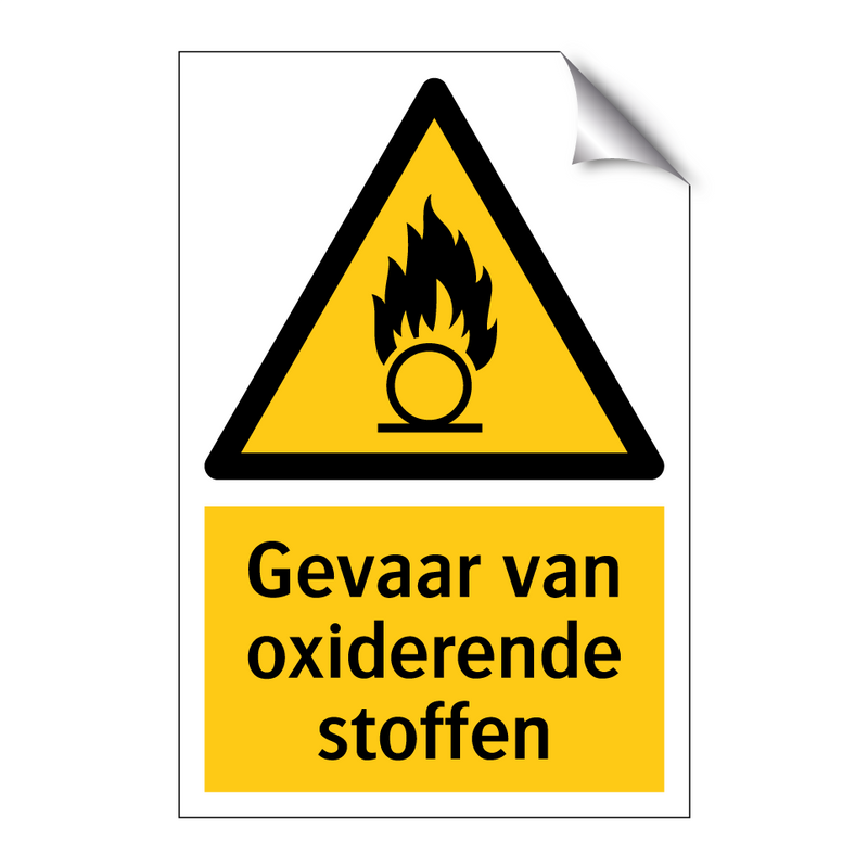 Gevaar van oxiderende stoffen
