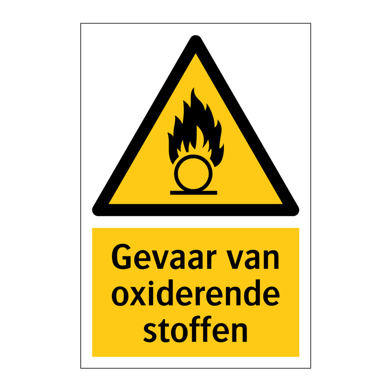 Gevaar van oxiderende stoffen