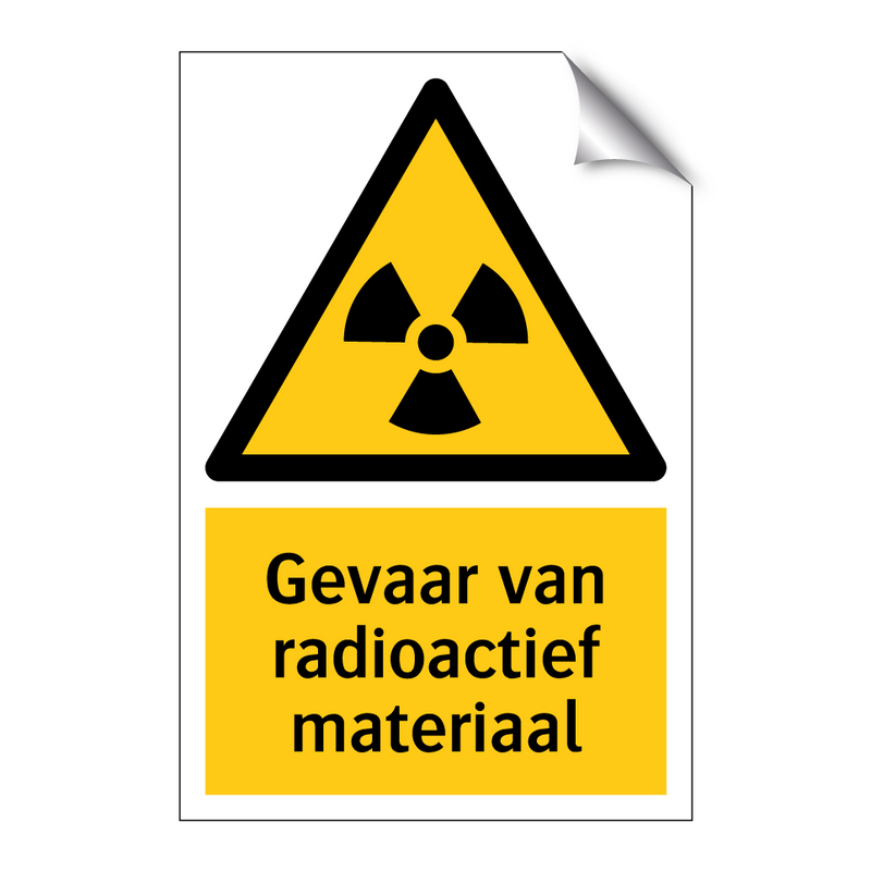 Gevaar van radioactief materiaal