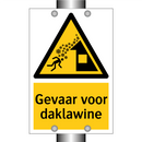 Gevaar voor daklawine