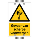 Gevaar van scherpe voorwerpen