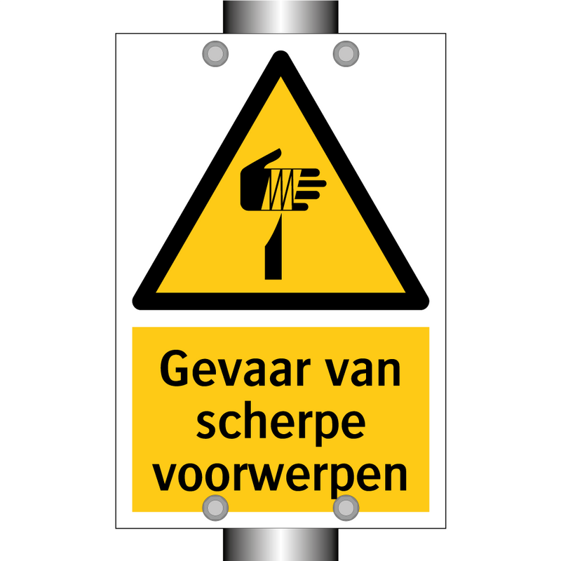 Gevaar van scherpe voorwerpen