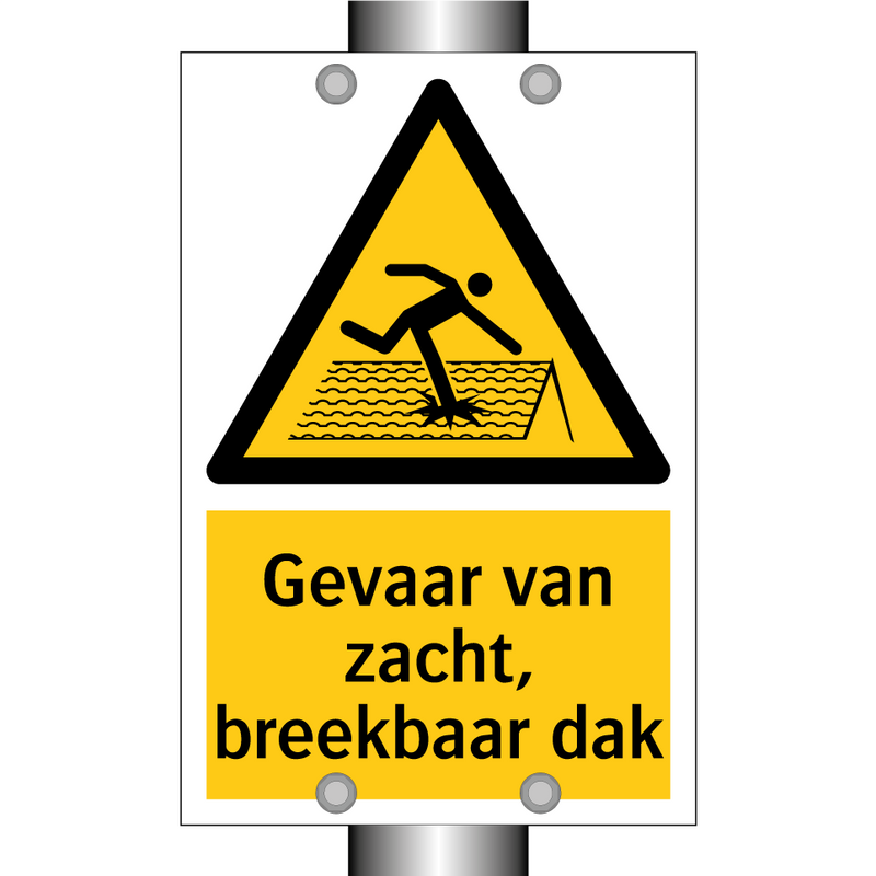 Gevaar van zacht, breekbaar dak