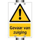 Gevaar van zuiging