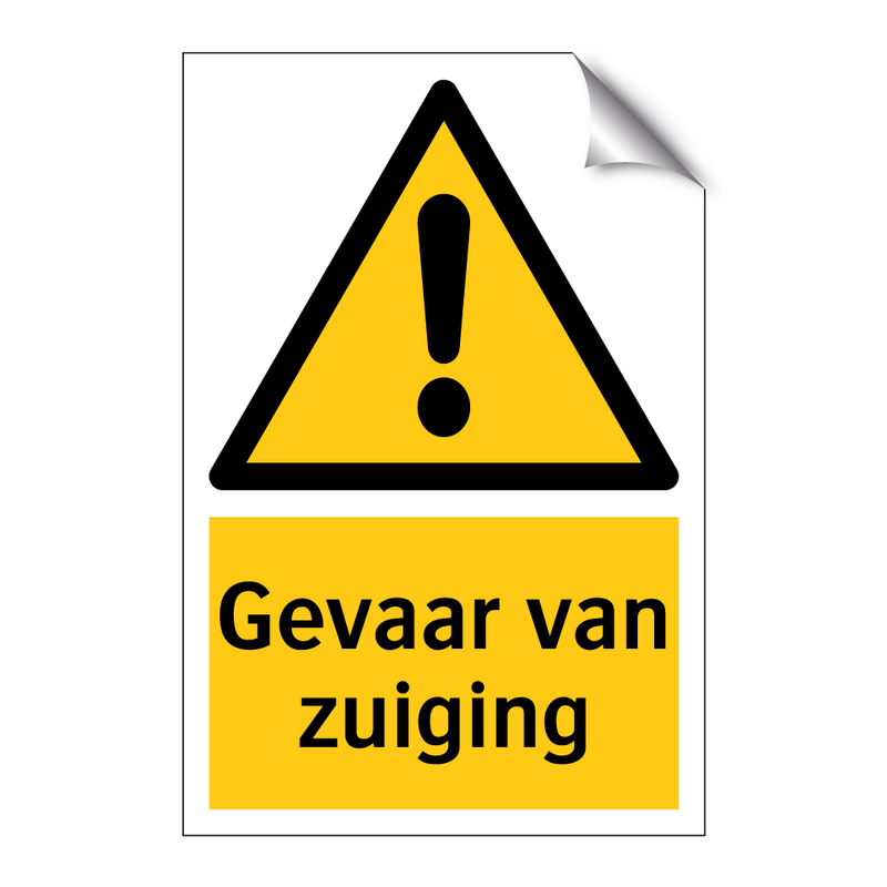 Gevaar van zuiging