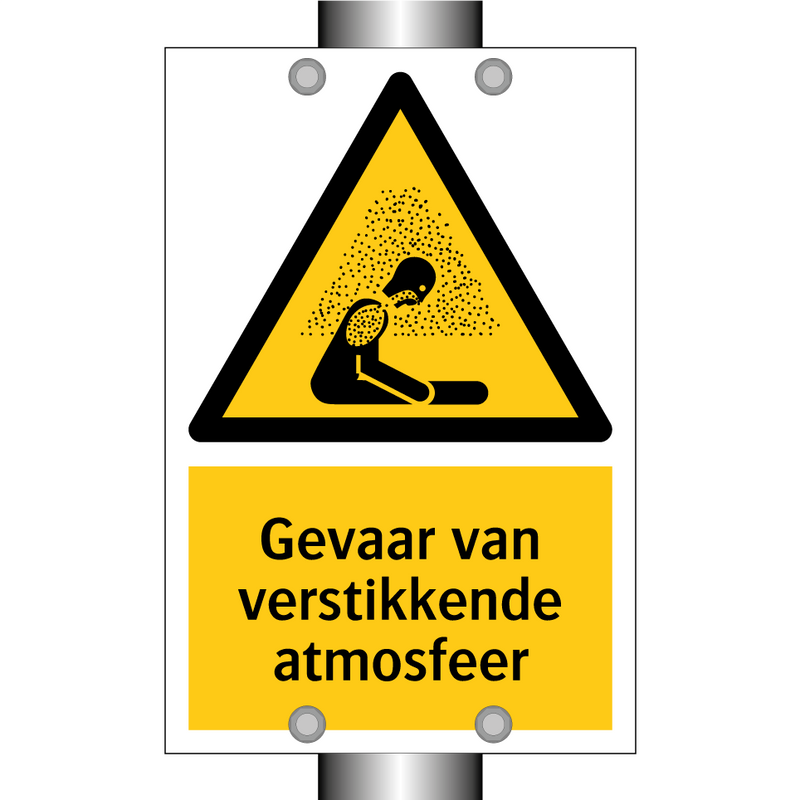 Gevaar van verstikkende atmosfeer