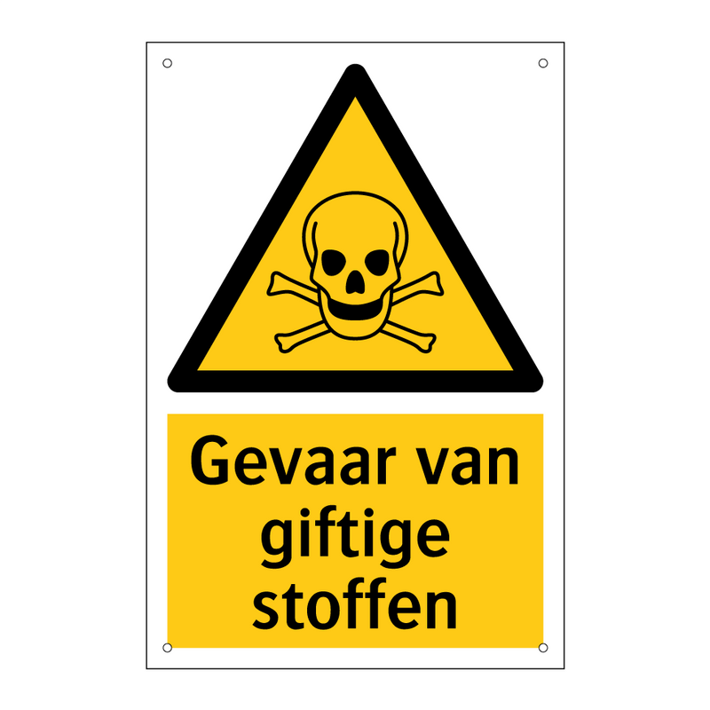 Gevaar van giftige stoffen