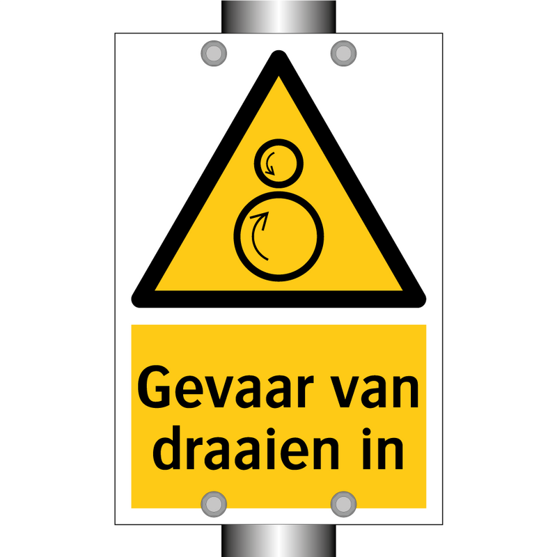 Gevaar van draaien in