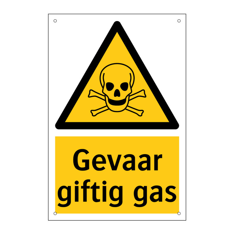 Gevaar giftig gas