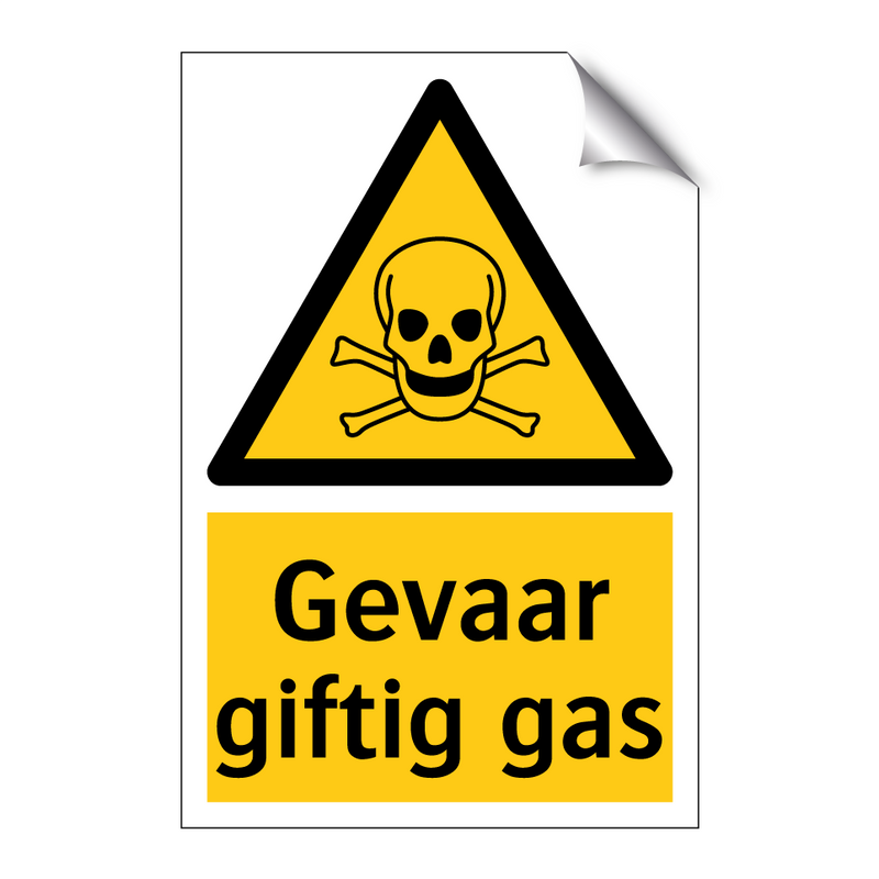 Gevaar giftig gas