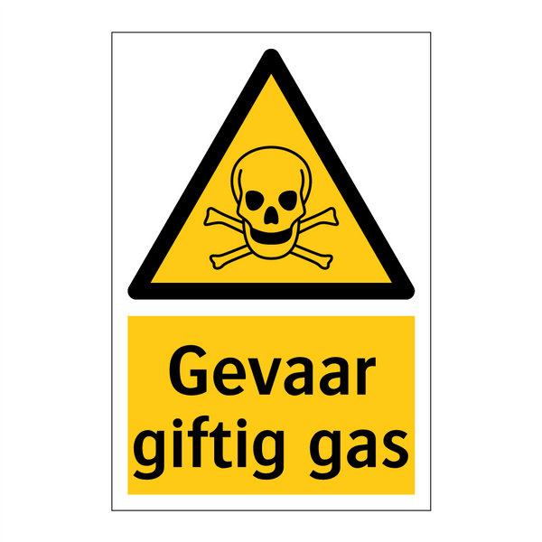 Gevaar giftig gas