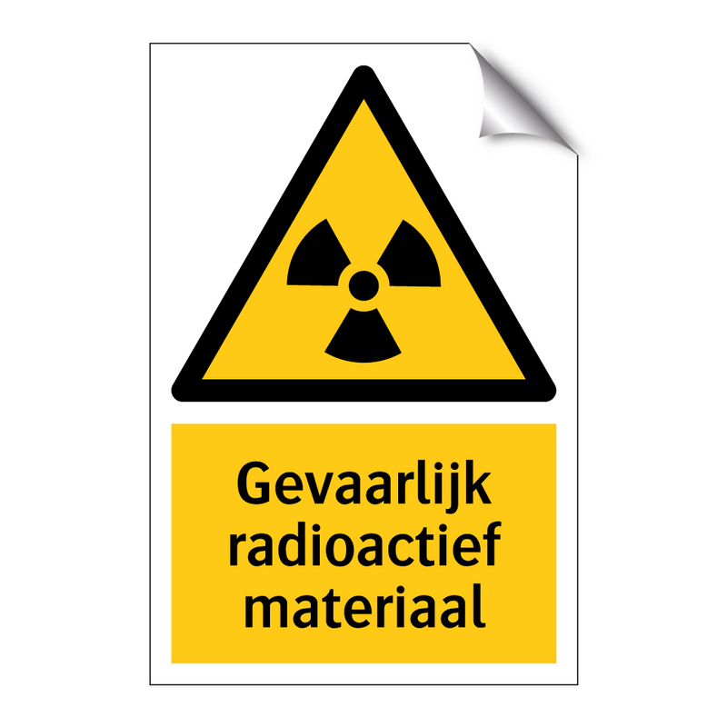 Gevaarlijk radioactief materiaal