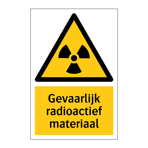 Gevaarlijk radioactief materiaal