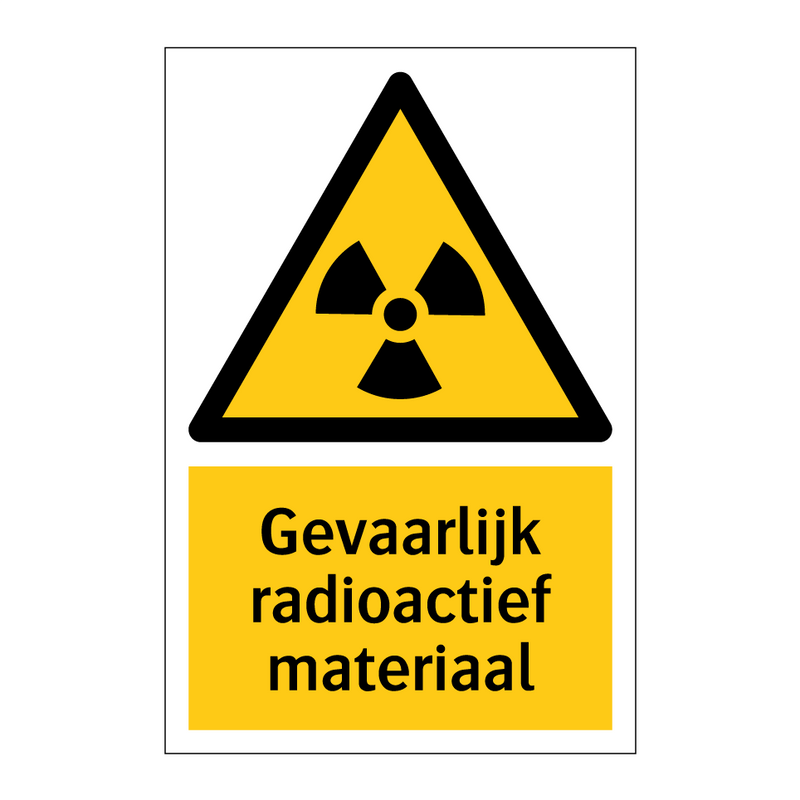 Gevaarlijk radioactief materiaal