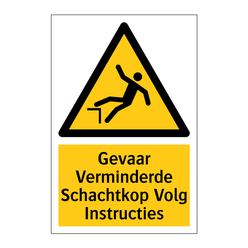 Gevaar Verminderde Schachtkop Volg Instructies