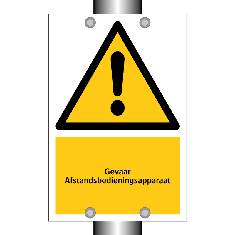 Gevaar Afstandsbedieningsapparaat