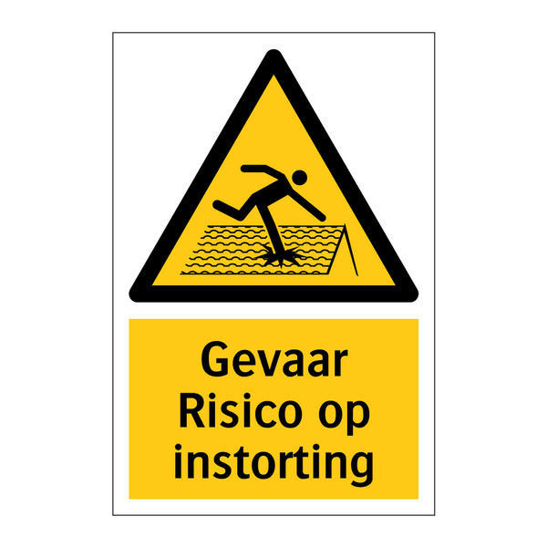 Gevaar Risico op instorting