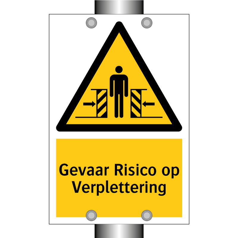 Gevaar Risico op Verplettering